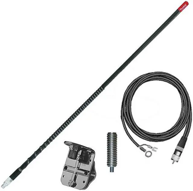 Alt view image 4 of 4 - Firestik FG4648-B 4 ft. - 122CM SINGLE MIRROR NGP KIT-BLACK