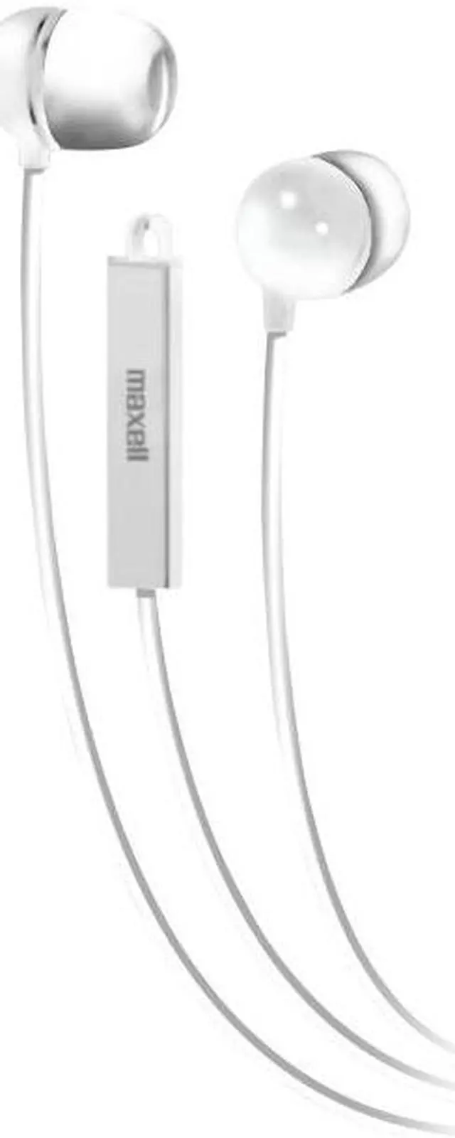 Alt view image 8 of 9 - Maxell 190303 - Iemicwht Stereo In-Ear Earbuds With Microphone & Remote (White)