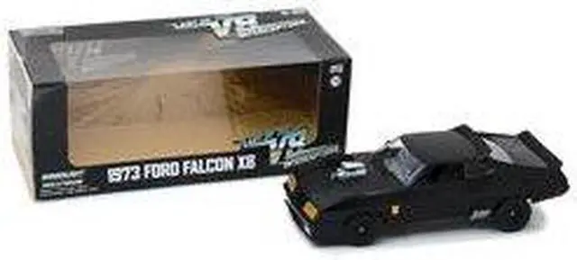 Main image of 1973 Ford Falcon XB Black "Last of the V8 Interceptors" (1979) Movie 1/18 Diecast Model Car by Greenlight