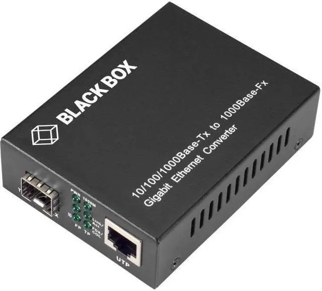 Main image of BLACK BOX LGC210A GB ETH MED CNV COP 1000MB SFP