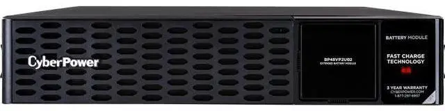 Alt view image 7 of 18 - CyberPower BP48VP2U02 Extended Battery Modules - 48 VDC / 70 A - 12 V / 9 Ah Sealed Lead-Acid Battery