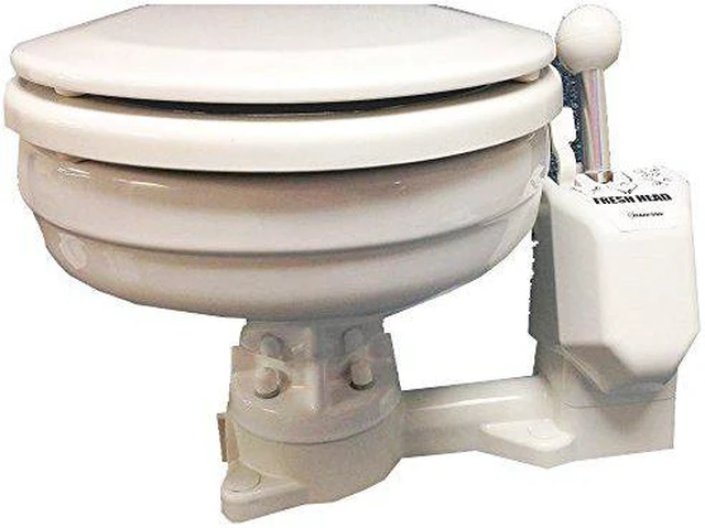 Main image of Raritan Fresh Head - Fresh Water Flush - Manual - Marine Size - Right Hand Operation