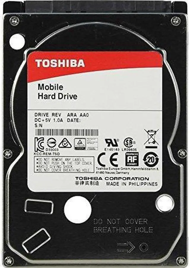 Alt view image 8 of 9 - TOSHIBA MQ01ABF050M 500GB 5400 RPM 8MB Cache SATA 6.0Gb/s 2.5" Hard Drives - Notebooks / Laptops