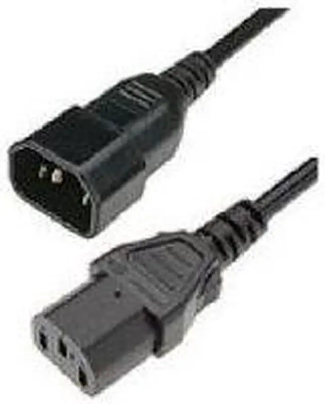Alt view image 4 of 8 - HP A0K02A 2M 10A C13-C14-Black JPR Cord