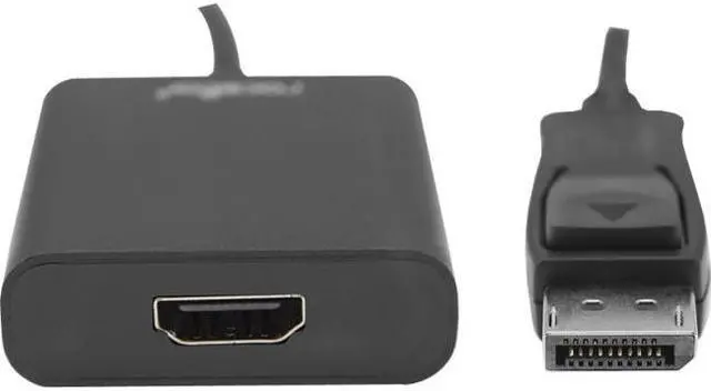 Alt view image 3 of 8 - Rocstor Y10A101-B1 Rocstor DisplayPort (male) to HDMI (female) Adapter Converter - 1 Pack - 1 x DisplayPort Male Digital Audio/Video - 1 x HDMI Female Digital Audio/Video - 1920 x 1200 Supported -