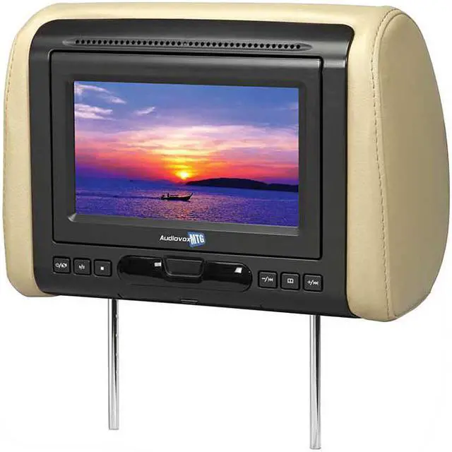 Alt view image 7 of 11 - Audiovox MTGHRD1 7" Headrest Monitor with DVD/HDMI Output