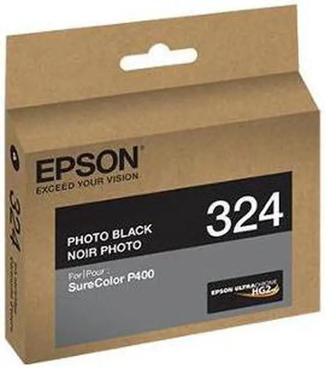 Alt view image 5 of 10 - Epson UltraChrome 324 Original Ink Cartridge Photo Black T324120