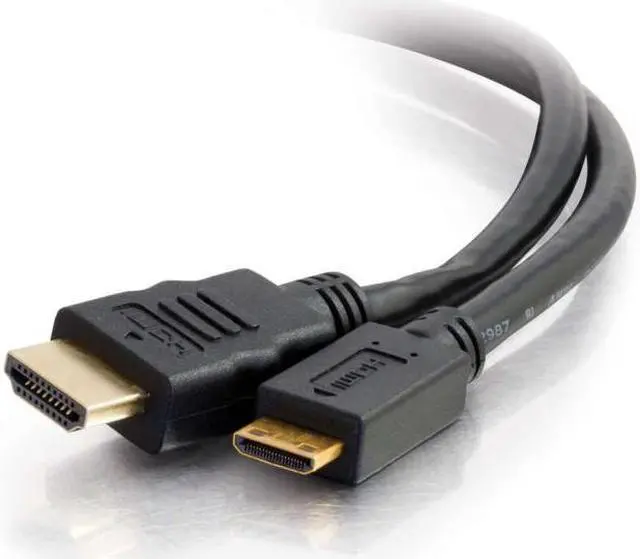 Alt view image 4 of 7 - C2G 50619 4K UHD High Speed HDMI to Mini HDMI Cable (60Hz) with Ethernet for 4K Devices, Black (6 Feet, 1.82 Meters)