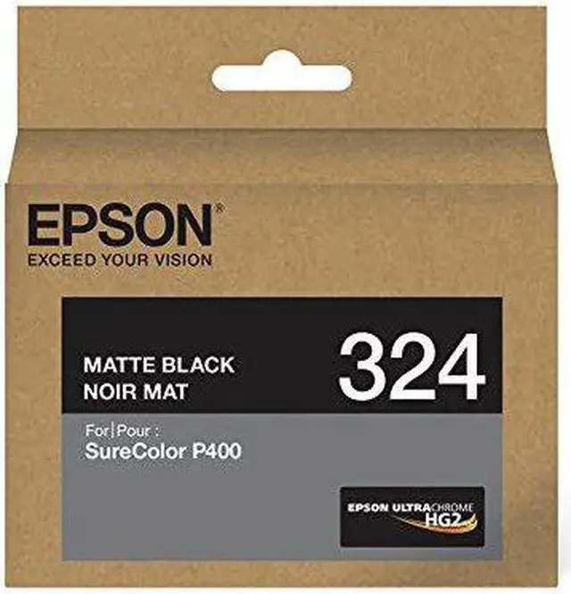 Alt view image 2 of 4 - Epson T324 HG2 Ink Cartridge - Matte Black Epson UltraChrome 324 Ink Cartridge - Matte Black - Inkjet