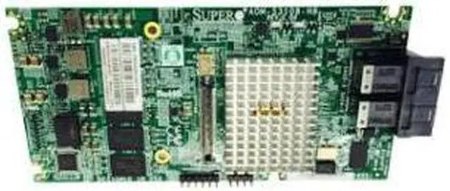 Alt view image 5 of 10 - Supermicro - AOM-S3108M-H8 - Supermicro Low Profile 12Gb/s Eight-Port SAS Internal RAID Adapter - 12Gb/s SAS - PCI