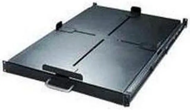 Alt view image 5 of 5 - Schneider Electric Sliding Shelf 200lbs/91kg Black - 1u