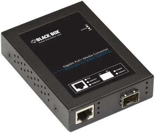 Alt view image 4 of 6 - BLACK BOX LPS535A-SFP GIGABIT POEPSE MEDIA CONVERTER