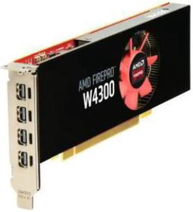 Alt view image 6 of 9 - HP FirePro W4300 Graphic Card T7T58AT Graphics Card