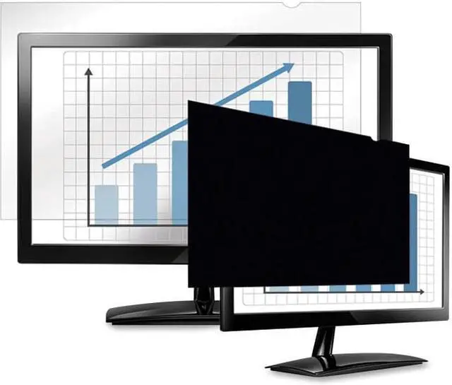 Alt view image 11 of 19 - Fellowes Blackout Privacy Filter, 23.8", Black 4816901