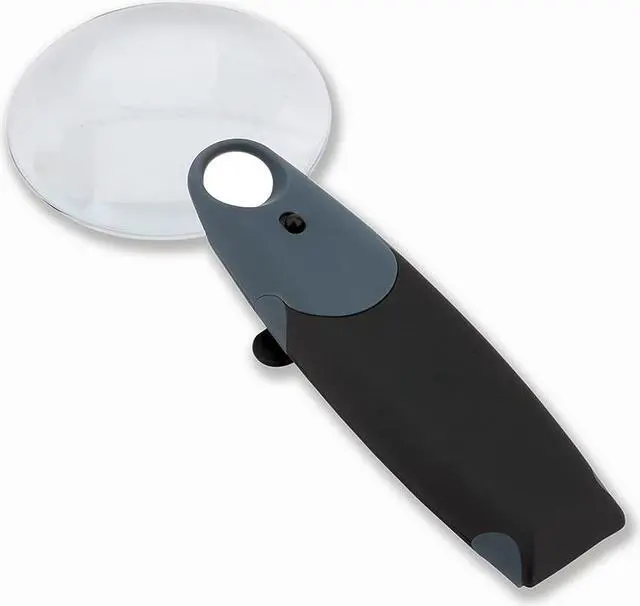 Main image of CARSON FH-25 Carson 3.5 Inch Hands Free Magnifier 2.5x LED LIGHTED with 5x Spot Lens