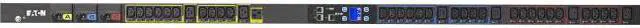 Alt view image 3 of 8 - Eaton ePDU G3 Metered Input 38U-A; 8.64 KW; IN: L21-30P 24A 3P OUT: 30XC13:6XC19:1X5-20R - 30 x IEC 60320 C13, 6 x IEC 60320 C19, 1 x NEMA 5-20R - 120 V AC, 230 V AC - 8640 W - Network (RJ-45) - ...