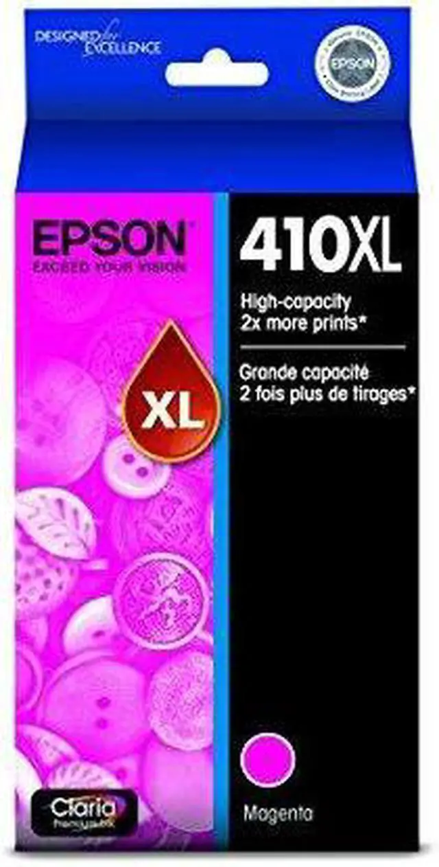 Alt view image 6 of 11 - Epson T410 Claria Premium High Capacity Magenta Ink Cartridge #T410XL320