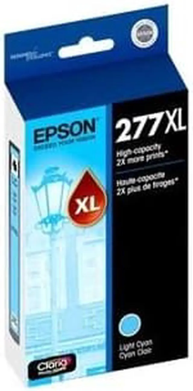 Alt view image 2 of 3 - Epson America T277XL520S Durabrite Ultra XL Light Cyan Ink Cartridge