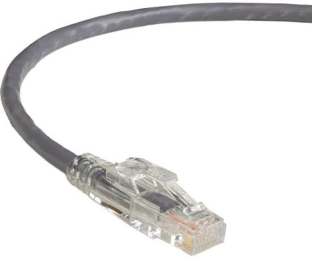 Alt view image 4 of 5 - GigaTrue 3 CAT6 550-MHz Lockable Patch Cable (UTP), Gray, 3-ft. (0.9-m)