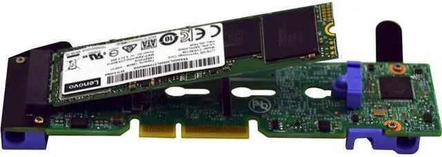 Alt view image 10 of 16 - Lenovo 7Y37A01092 Thinksystem M.2 Enablement Kit - Storage Controller - M.2 - SATA 6Gb/S - 600 Mbps - for Thinksystem SD530, SN850, SR530, SR550, SR630, SR650, SR850, SR950, ST550