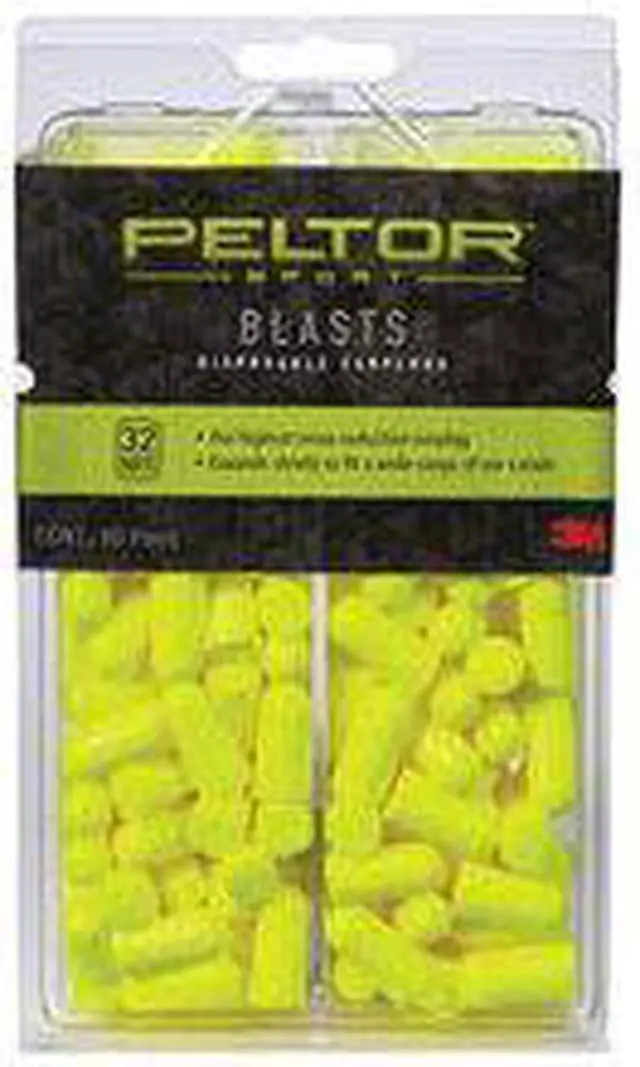 Alt view image 2 of 2 - 3M/PELTOR 97082-PEL80-6C PELTOR SPORTBLAST DISP EARPLG 80PAIR