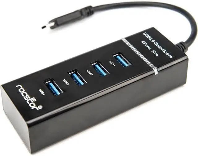 Alt view image 6 of 14 - 4PORT USB C HUB TO 4XUSB-A BUS