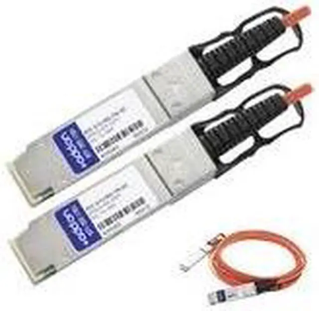 Alt view image 4 of 5 - AddOn Arista Networks AOC-Q-Q-40G-7M Compatible TAA Compliant 40GBase-AOC QSFP+ to QSFP+ Direct Attach Cable (850nm
