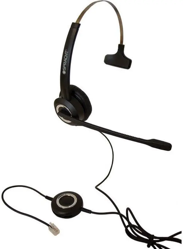 Alt view image 3 of 17 - Zum RJ9M Universal Desktop Headset - Monaural