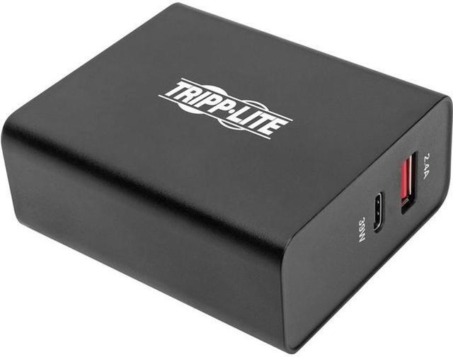 Alt view image 9 of 18 - USB WALL CHARGER DUAL PORT USB TYPE C & USB TYPE A W PD CHARGING