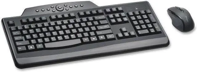 Alt view image 2 of 13 - Kensington Black Proprietary Interface RF Wireless Standard Wireless Media Desktop Set