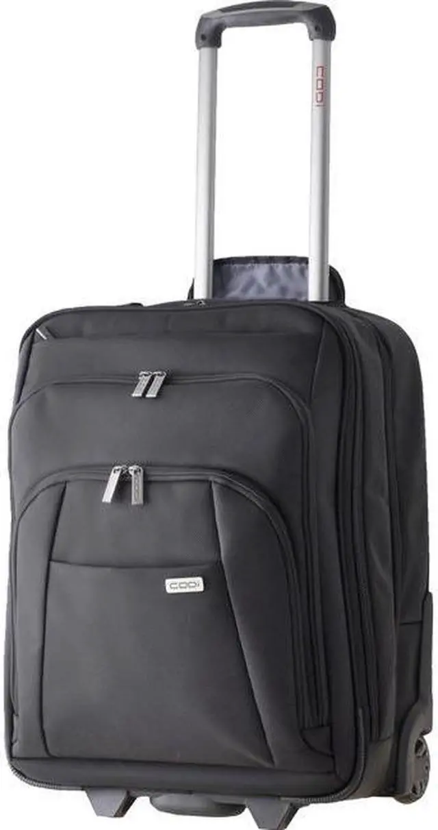 Alt view image 14 of 18 - Codi Mobile max Carrying Case (Roller) for 17.3" Travel Essential - Black - Nylon - 18.5" Height x 13.8" Width x 9" Depth
