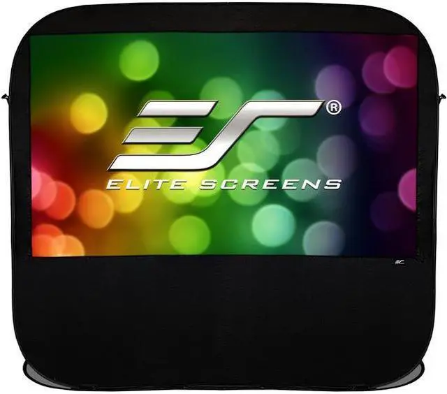 Alt view image 6 of 20 - Elite Screens POP92H 92In Pop-Upcinema Portable Screen 16:9 Table Top