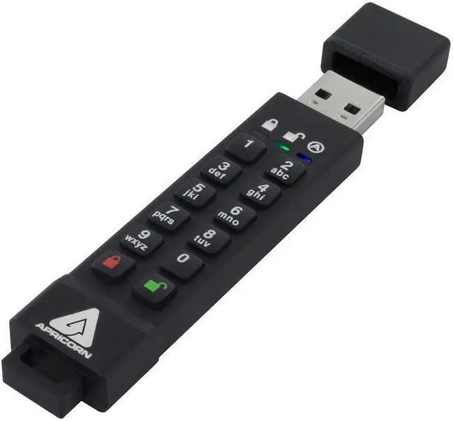Alt view image 2 of 13 - APRICORN MASS STORAGE ASK3Z-32GB 32GB 256-BIT AES XTS HW