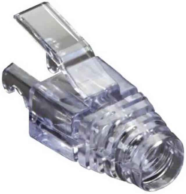 Alt view image 2 of 3 - Black Box EZ-RJ45 CAT6 Strain-Relief Boot 25-Pack Clear