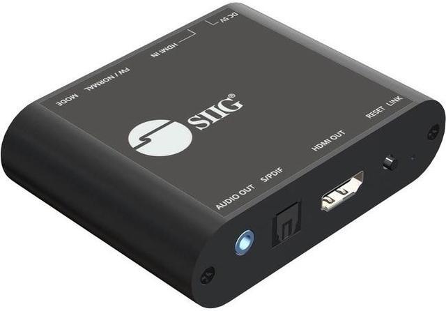 Alt view image 2 of 10 - SIIG HDMI 2.0 4K HDR with Audio Extractor & ARC