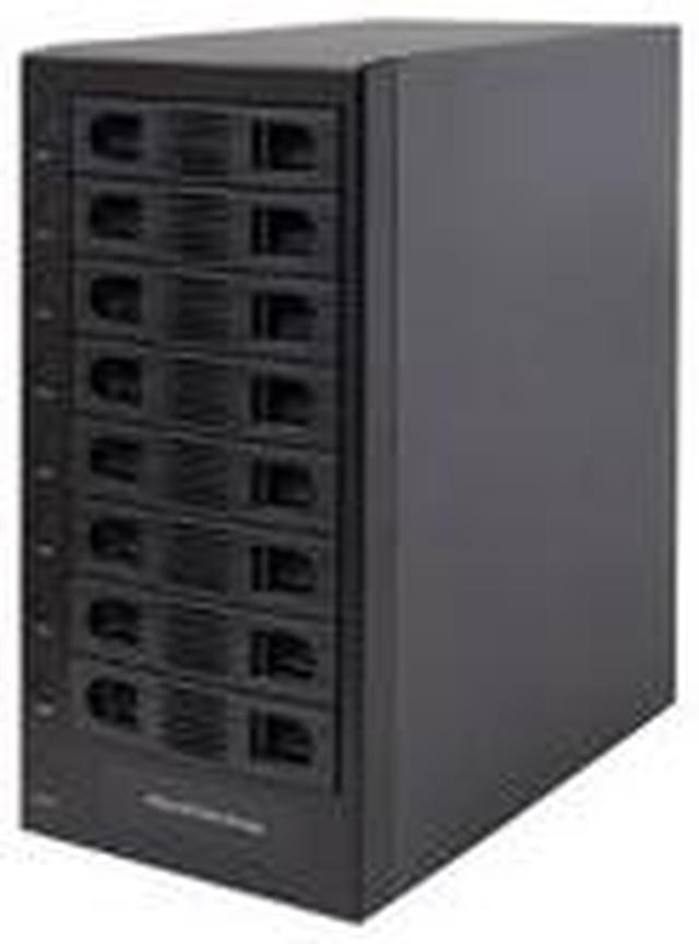 Alt view image 7 of 11 - Syba SY-ENC50119 8 Bay 2.5" and 3.5" SATA Hard Drive External USB 3.0 Hard Drive Enclosure