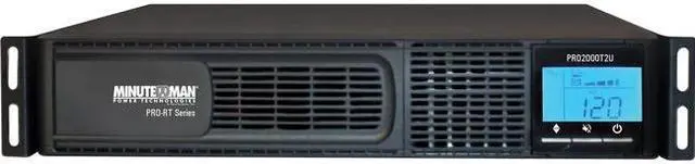Alt view image 2 of 2 - Minuteman PRO-RT PRO2000RT2U 2000VA Tower/Rack/Wall Mountable UPS