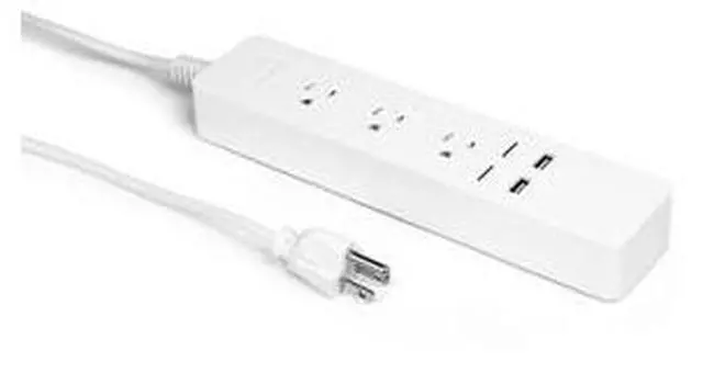 Alt view image 5 of 12 - Aluratek (ASHPS05F) - Eco4life Wi-Fi Smart Power Strip with Surge Protection for Home and Office (3 x AC Outlets, 2 x USB Ports), iOS & Android