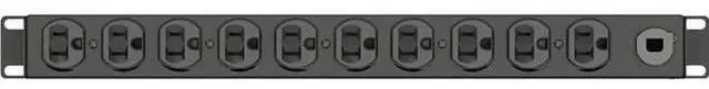 Alt view image 4 of 7 - Vertiv Geist Basic Rack PDU - Data Center PDU - (10) NEMA 5-15R| NEMA 5-15P rPDU VP9562