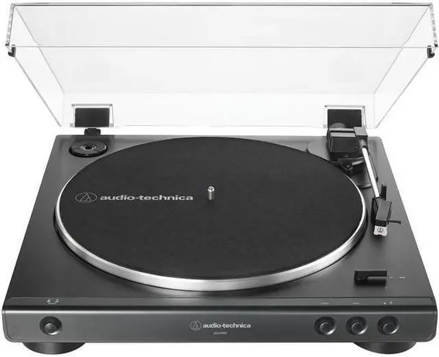 Alt view image 2 of 20 - Audio Technica Fully Automatic Belt-Drive Turntable - Black