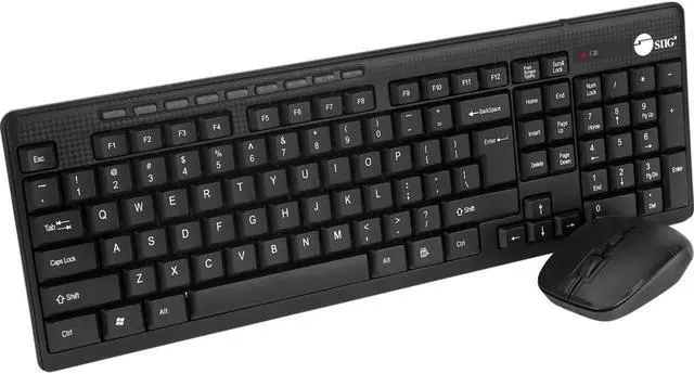 Alt view image 3 of 9 - SIIG JK-WR0T12-S1 Wireless Extra Duo Keybrd Mous