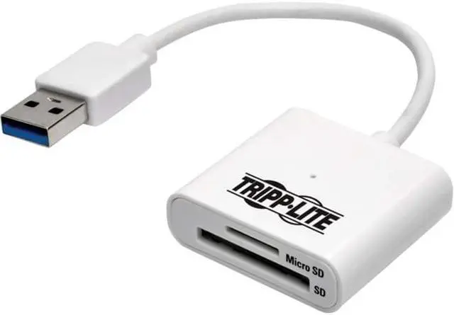 Alt view image 12 of 16 - Tripp Lite Usb 3.0 Superspeed Sd / Micro Sd Memory Card Media Reader 6In.