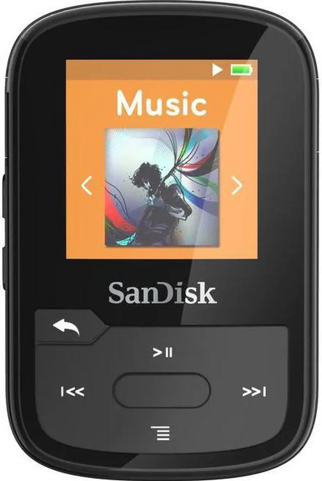 Alt view image 4 of 16 - SanDisk Clip Sport Plus 16 GB Flash MP3 Player - Black