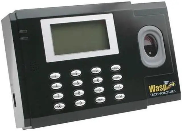 Alt view image 4 of 5 - Wasp 633808550592 WaspTime B1100 Biometric Time Clock with Biometric Time and Attendance System(Pro)