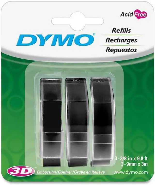 Alt view image 3 of 4 - Sanford Corporation 3Ct Blk Embossing Tape 1741670 Unit: EACH