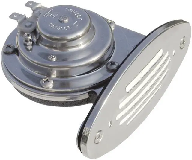 Alt view image 3 of 7 - Ongaro Mini Single Drop-In Horn W/ Ss Grill Low Pitch
