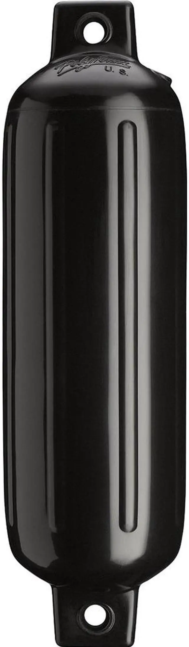 Alt view image 2 of 5 - Polyform G - 3 Twin Eye Fender 5.5 x 20 - Black with Air Adaptor - G-3-BLACK