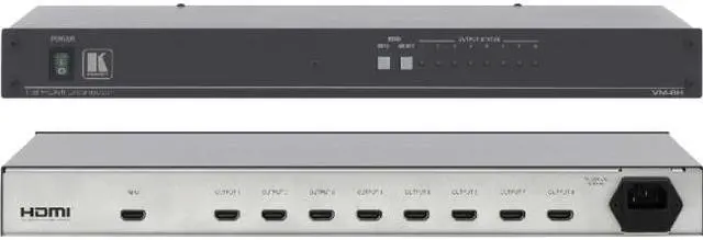 Alt view image 4 of 7 - Kramer Electronics HDMI Splitter VM-8H