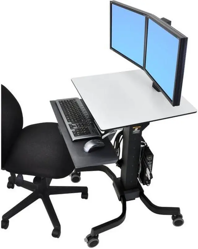 Alt view image 12 of 13 - Ergotron WorkFit-C 24-214-085 Computer Stand