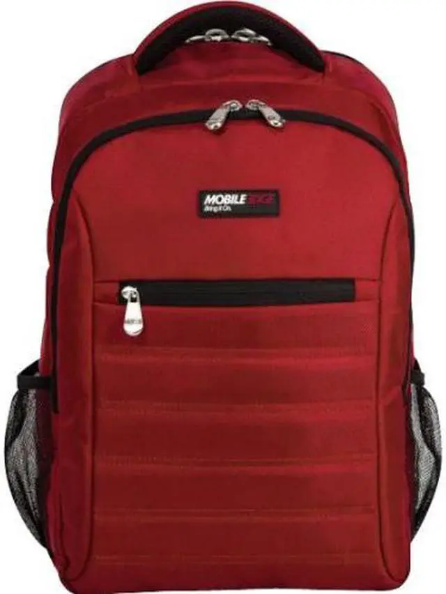 Alt view image 3 of 5 - Mobile Edge - SmartPack 15.6" Laptop/Tablet Backpack - Crimson Red